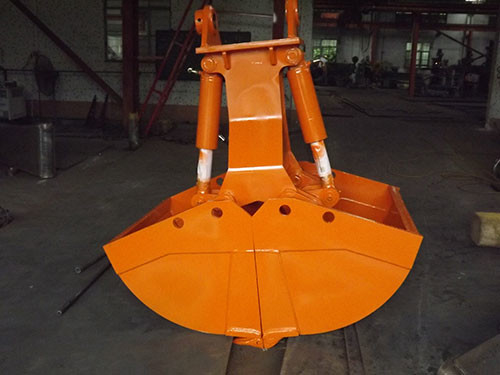 Capacità leggera di Hydraulic Clamshell Bucket dell'escavatore Q355 grande