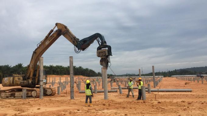 Escavatore Vibro Hammer di Attachments 2800rmp del piledriver 7