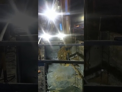 Braccio telescopico per escavatore con materiale HD785, più leggero e resistente