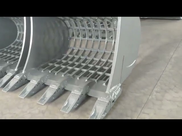 3Ton High Efficiency Excavator Bucket Excavator Skeleton Bucket Customized Dimension With Wear-resistance Material