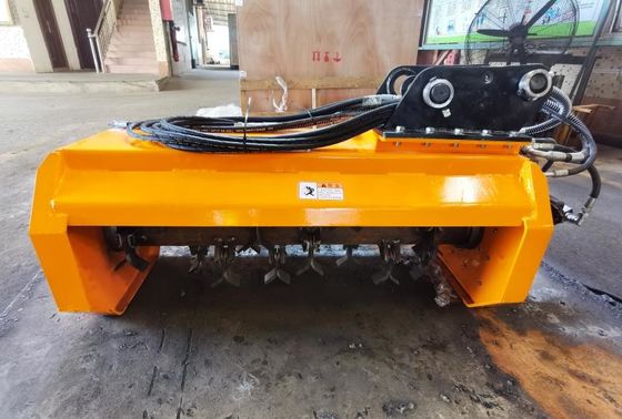 Qualità  OEM Excavator Flail Mower  Wear-resistant  Fit 6-10Ton Excavator for Roadside Weeding & Greenbelt Trimming Fabbrica