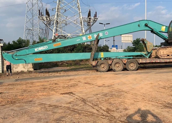 Extended Reach Excavator Booms Q355B Q420/550/690 OEM Giallo 10-30 metri