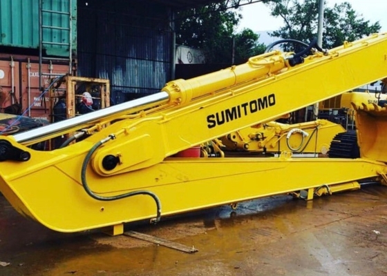 Extended Reach Excavator Booms Q355B Q420/550/690 OEM Giallo 10-30 metri