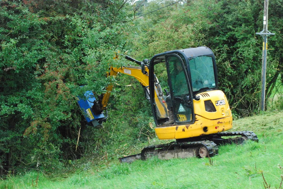 Q355B Fonte di alimentazione meccanica Escavatore Mower per taglio di precisione CE certificato