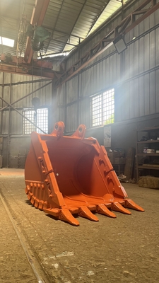 Excavator Rock Bucket with Hardox400 Custom Weight Heavy Duty Teeth (Bacchetta di roccia per escavatori con denti a peso pesante)