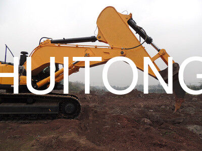 Excavator R350 DH420 SH350 per il progetto di scavo di roccia dura