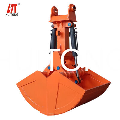Pesante 1.2m3 cilindro rotante doppio Clamshell secchio di presa idraulica secchio per 21-24Ton escavatore PC210 SH240 EX220 Scavatore caricamento sabbia pietra fango per dragaggio pulizia del fiume lavori di movimentazione di terra
