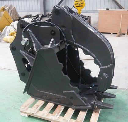 Escavatori di gomma Q355 NM400 20 tonnellate Escavatori PC200 EX200 per la gestione dei rifiuti di costruzione di legno di pietra