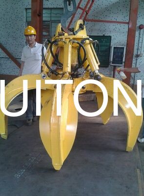 EC170 ZX170 SK200 Escavatore personalizzato Orange Peel Grab per escavatori da 17 a 26 tonnellate
