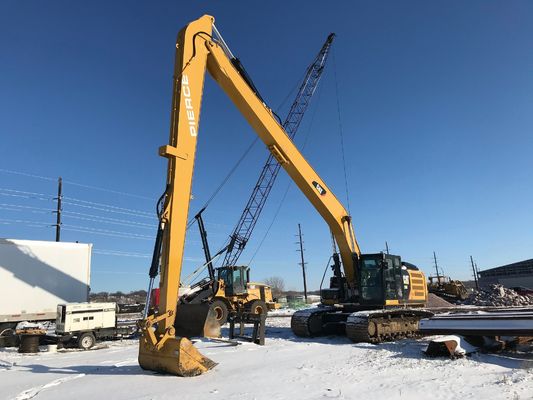 10-30 Meter Heavy Duty Excavator Boom Giallo OEM- Estensione a lungo raggio