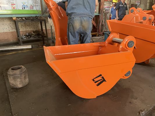 Benna scavafossi Huitong personalizzata per escavatori da 12 tonnellate, certificata CE, materiale Q355B