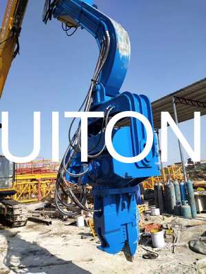 HT250 Martello idraulico resistente ad accumulo di pile 20-24T Escavatore PC200 SH220 per progetti di accumulo di pile comunali e rurali