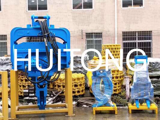 Martello battipalo idraulico durevole HT350 adatto all'escavatore 35-40T EX400 PC350 per progetti di palificazione municipali e rurali