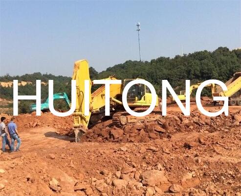 Excavator R350 DH420 SH350 per il progetto di scavo di roccia dura