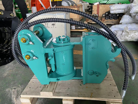Attacco rapido inclinabile per escavatore Huitong HT 3-5 tonnellate 150 kg Compatibile con CAT/Komatsu Bloccaggio manuale