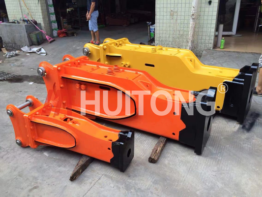 Huitong Silence/Box Type Hydraulic Hammer 650 KG per escavatori da 7 a 14 tonnellate, OEM Disponibile certificato CE