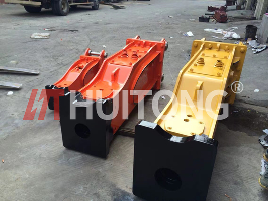 Huitong Silence/Box Type Hydraulic Hammer 650 KG per escavatori da 7 a 14 tonnellate, OEM Disponibile certificato CE