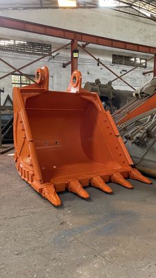 Bucket di roccia per escavatori Huitong con punte reversibili, bucket minerario da 16 T per cava/demolizione, OEM disponibile