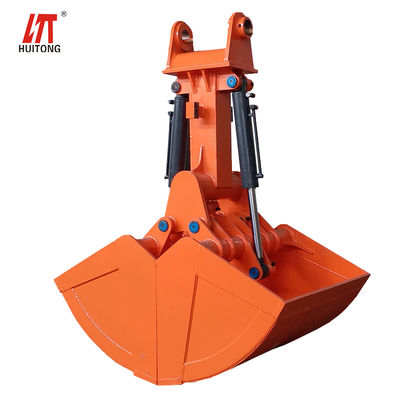 Personalizzare scavatore Hydraulic Clamshell Bucket 0.6m3 6-10T scavatore PC60 SK100 per il dragaggio del fiume pulizia lavori di movimentazione di terra