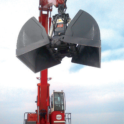 Parti per escavatori fabbricati Huitong Clamshell Bucket per escavatori da 17 a 20 tonnellate Placca di atterraggio in acciaio inossidabile incisa Certificato CE