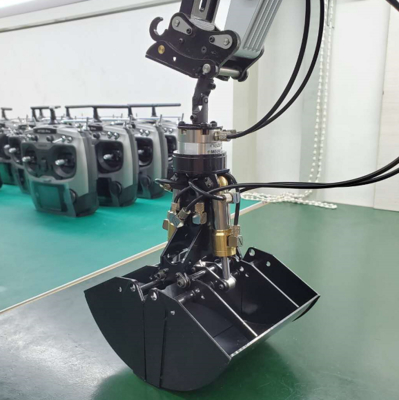 Parti per escavatori fabbricati Huitong Clamshell Bucket per escavatori da 17 a 20 tonnellate Placca di atterraggio in acciaio inossidabile incisa Certificato CE