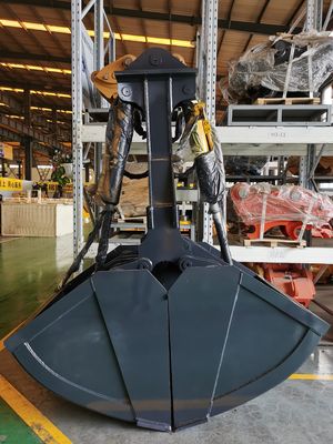 Personalizzare scavatori Hydraulic Clamshell Bucket 1.2m3 21-24T scavatori PC210 SH240 per il dragaggio del fiume pulizia lavori di movimentazione di terra