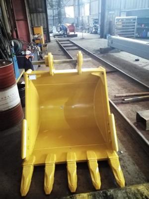 Benna da roccia per escavatore da 20-30 tonnellate 0,8 m³ Capacità standard Acciaio Q355B