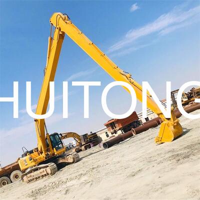 24M Pesante Long Reach Boom And Arm Dredging Braccio esteso per 45-50T Escavatore PC450 PC345 349GC ZX450 ZX490 SK450 SK490 DX450 DX490 R455 HX480 EC480 EC500 SY465 XE490 River Dredging