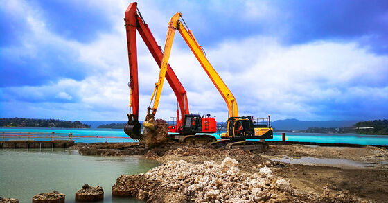 Q690 Materiale Escavatore Long Reach Boom Produttore Vendita diretta Alta qualità PC300EX300 Escavatore Long Boom