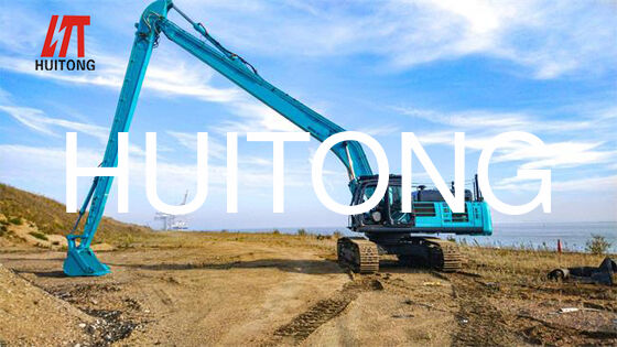 EXCAVATOR Boom a lungo raggio per PC250/CAT325 18m per lavori di formazione di pendici/dragaggio fluviale/scavo a lungo raggio/rivestimento