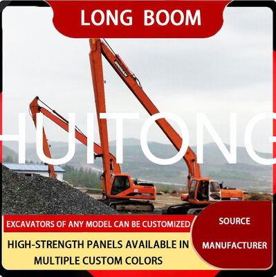 2M Boom e braccio a lungo raggio braccio di dragaggio esteso per scavatori da 41 a 45 tonnellate PC450 CAT345GC ZX450 SK450 DX450 R455 EC450 SY465H XE450DK CLG945E