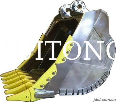 MINING Secchio per Roccia per Uso Intensivo per PC600/CAT360 3.0cbm per Scavo Roccia Dura/Movimentazione Roccia Esplosa/Demolizioni