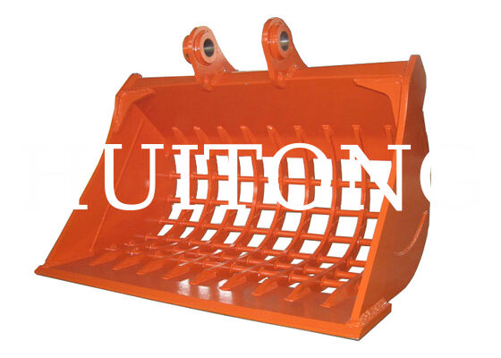 Benna scheletrata per escavatore PC220/CAT322 da 1.1cbm per livellamento ghiaia/selezione e vagliatura materiali/separazione rocce dal terriccio