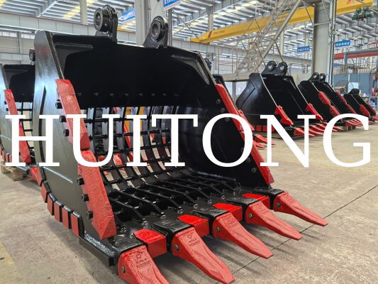 Scavatore Scalatore per PC300/CAT330 1.3cbm per la classificazione della ghiaia / selezione e screening dei materiali / separazione delle rocce dal suolo superiore