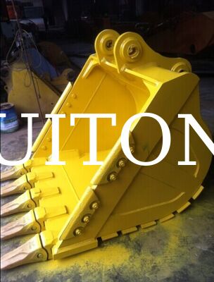 Large Capacity HD Excavator Bucket 4 to 5m3 for PC650 PC800 CAT374 with Reinforced Structure for Bulk Material Loading