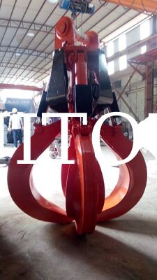 Custom Excavator Hydraulic Grapple Bucket Orange Peel Grab 12ton with Rotating Function for Industrial Scrap Handling