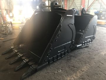 Giallo Hardox450 Scavatore secchio di roccia con denti di forza e 700-1000 kg di peso