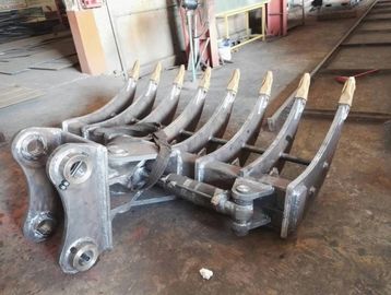 OEM supportato scavatore spazzola Rake per scavatore 6T personalizzabile e pesante