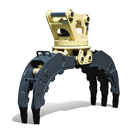 Cina Escavatori idraulici legno roccia Grapple forestale manuale Log Grapple per 5-36 tonnellate Escavatori CAT320