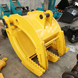Cina Escavatori idraulici legno roccia Grapple forestale manuale Log Grapple per 5-36 tonnellate Escavatori CAT320