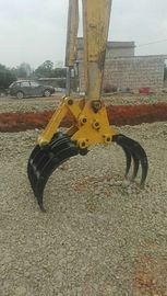 L'escavatore non rotabile meccanico attacca l'alta forza di lavoro materiale dura