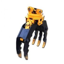 Il ceppo idraulico attacca Mini Excavator Rotating Wood Grapple che il legname attacca