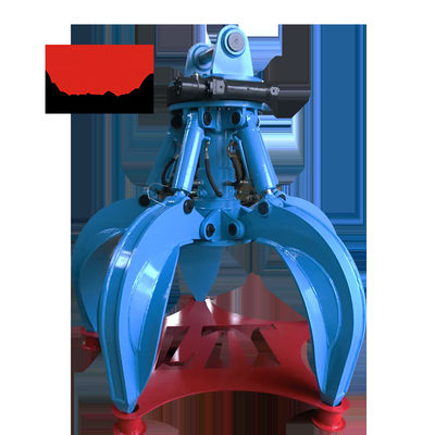 Escavatore da 40 tonnellate Customized Hydraulic Rotating Orange Peel Bucket Hydraulic Orange Scrap Bucket Manufacturer Fornitore diretto con controllo QC di alta qualità