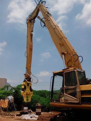 Braccio 18m 20m dell'asta di Extension Long Reach dell'escavatore 35m per l'alto collegamento di demolizione di portata