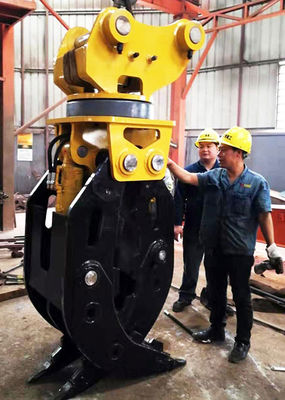 Il rotatore idraulico di taglio di legno dell'OEM attacca l'escavatore Bucket