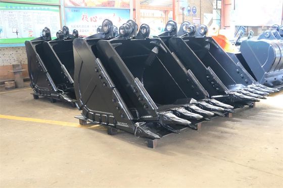 45T PC450 escavatore secchio di roccia personalizzato 2.2CBM secchio di estrazione minerale di alta qualità di fabbrica vendita diretta