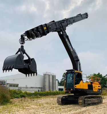 HUITONG Alta Qualità 10T 20Tn Escavatore idraulico Clamshell Grab Bucket Shell Bucket per PC200 Escavatore