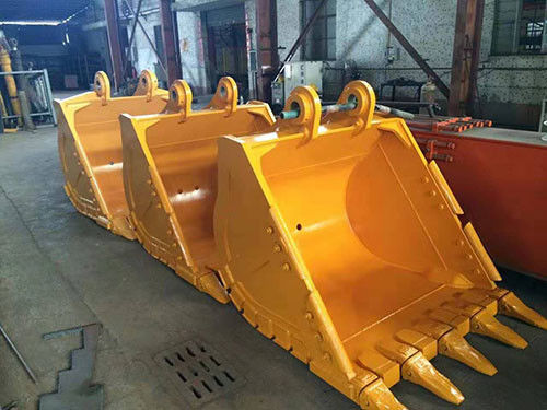 45T PC450 escavatore secchio di roccia personalizzato 2.2CBM secchio di estrazione minerale di alta qualità di fabbrica vendita diretta