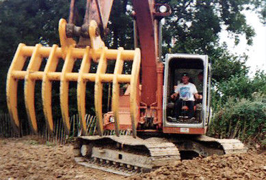 Escavatore ad alta resistenza Land Clearing Rake della lega dell'OEM
