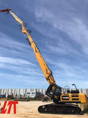 Escavatore lungo Booms di portata di Hardox 400 del macchinario di costruzione